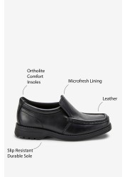 School Leather Loafer Shoes