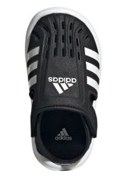 صندل Adilette أسود للأطفال الصغار من Adidas