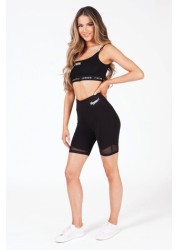 Pineapple Black Monroe Cycling Shorts