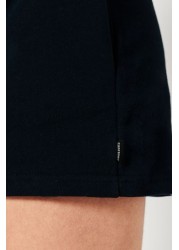 Superdry Blue Organic Cotton Vintage Logo Jersey Shorts