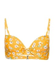 Superdry Eden Yellow Cupped Bikini Top