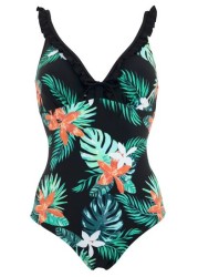 Pour Moi Miami Brights Frill Control Swimsuit