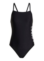 adidas Black Logo Swimsuit