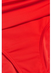 Shape and Tummy Control Swimwear Roll Top Briefs