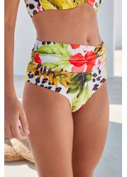 Shape and Tummy Control Swimwear Roll Top Briefs