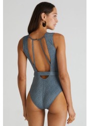 Aqua Blu Animal Brianna One Piece Swimsuit