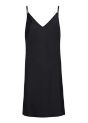 Calvin Klein Womens Black Recycled Slip Dress