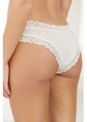 Pointelle & Lace Knickers