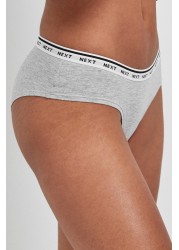 Cotton Rich Logo Knickers 7 Pack Short