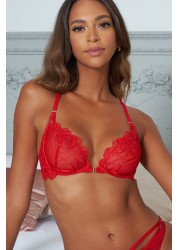 Lipsy Embroidered Front Fasten Balcony Bra