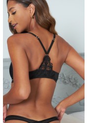 Lipsy Embroidered Front Fasten Balcony Bra