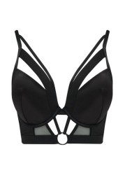 Pour Moi Obsessed Push Up Padded Longline Bra