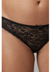 Lace Knickers 4 Pack Bikini