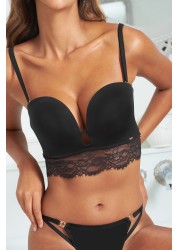 Lipsy Lace Plunge Strapless Bra