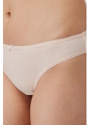 Cotton Knickers 5 Pack High Leg