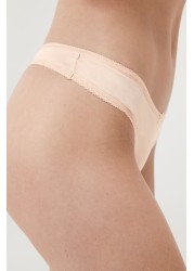 Cotton Knickers 5 Pack Thong