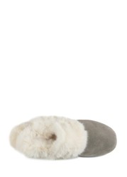 Totes Isotoner Ladies Iso-Flex Real Suede Slingback Slippers