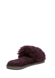 Celtic & Co. Purple Sheepskin Slides