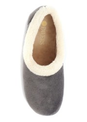 Pavers Ladies Grey Full Slippers