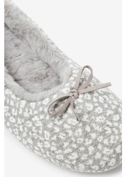 Animal Print Ballet Slippers