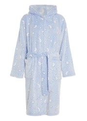 Quiz Embossed Hooded Dressing Gown