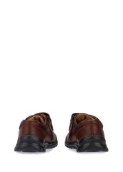 Start-Rite Engineer Brown Leather Double Strap Shoes