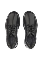 Start Rite Isaac Black Leather Lace Up School Shoes