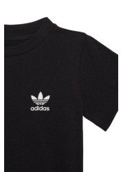 تي شيرت أسود Adicolor من adidas Originals