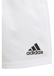 شورت رياضي أبيض 3 أشرطة من Adidas Youth