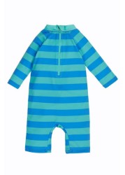 بدلة Frugi Blue Shark UPF 50+ Recycled Little Sunsafe