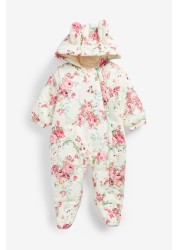 Floral Baby All-In-One Pramsuit (0mths-2yrs)