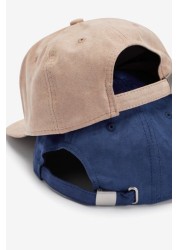 2 Pack Suede Caps (1-16yrs)