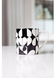 Beau And Elliot Monochrome Brokenhearted Mug