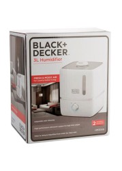 Black+Decker Air Humidifier (3 L, White)