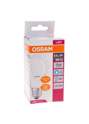 Osram E27 Classic A 60 LED Value Bulb Pack (8.5 W, Daylight)
