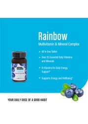 Blueberry Naturals Rainbow Multivitamin Tablets 60&#039;s B3976