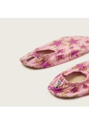 Slipstop Star Print Slip-On Shoes