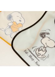 Disney Snoopy Print Bib with Snap Button Closure - Set of 2