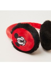 Disney Mickey Mouse Embroidered Earmuffs with Plush Detail