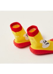 Winnie the Pooh Textured Soft Slip-On Booties