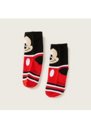 Disney Mickey Mouse Print Socks