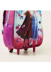 Disney Frozen II Printed 3-Piece Trolley Backpack - 12 inches