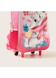 Disney Marie Print 3-Piece Trolley Backpack Set - 12 inches