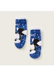 Disney Mickey Mouse Print Socks