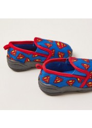 All-Over Superman Print Baby Shoes