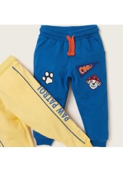 PAW Patrol Print Knit Pants with Pockets and Drawstring - Set of 2