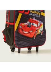 Disney Cars Print 3-Piece Trolley Backpack Set - 12 Inches