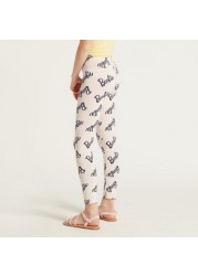 All-Over Barbie Print Leggings with Elasticated Waistband