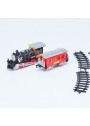 Classic Electric Train Playset with Light and Sound