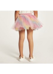 Charmz Glittery Tutu Skirt with Elasticated Waistband